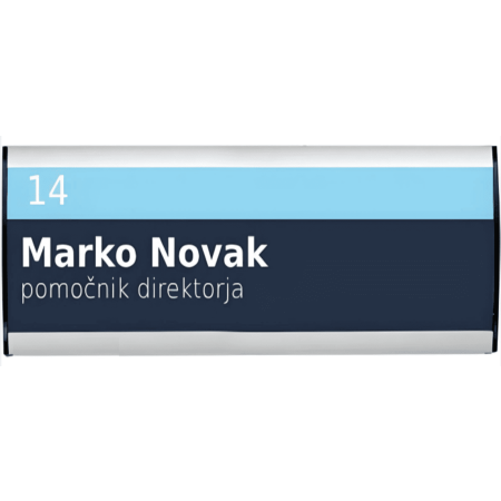 Stenski ali vratni napis, 74 x 150 mm / 1 kos