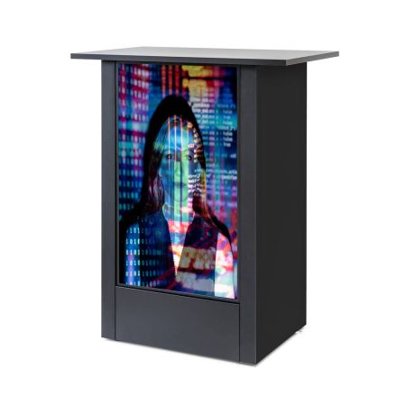 Digitalni pult pokončen s Samsung 32" zaslonom, bel/črn / 1 kos