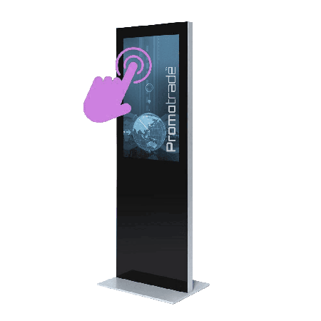 Multimedijski 55" LED digitalni Totem, obojestranski