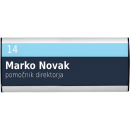 Stenski ali vratni napis, 74 x 150 mm / 1 kos