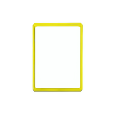 Okvir A4 (21 x 29,7 cm) PVC rumen / 10 kos