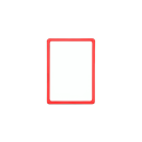 Okvir A5 (14,8 x 21 cm) PVC rdeč / 10 kos